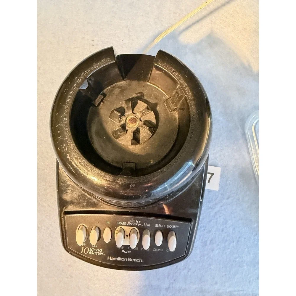 Hamilton Beach 10 Blend Master Model 50220 Blender All Parts Included